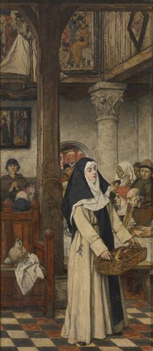 Poor Relief, 1898. Creator: Albrecht De Vriendt