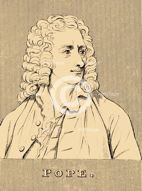 'Pope', (1688-1744), 1830. Creator: Unknown.
