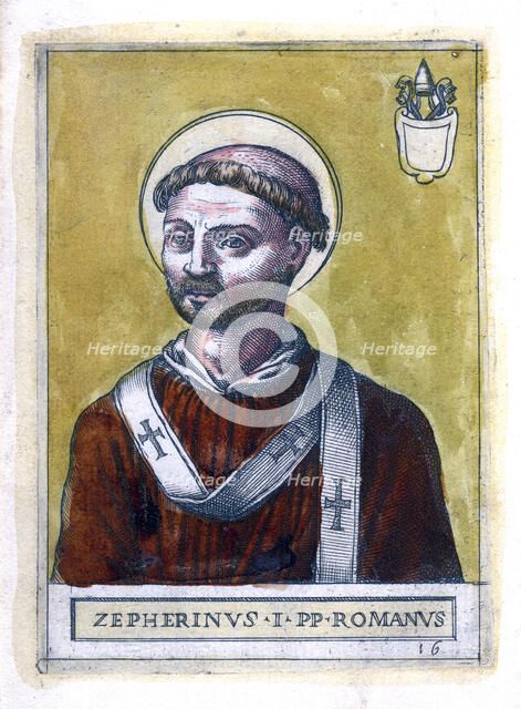 Pope Zephyrinus I. Artist: Unknown
