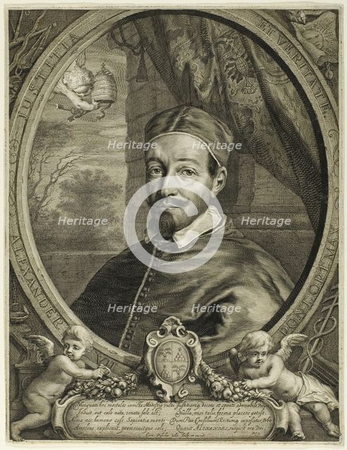 Pope Alexander the Seventh, n.d. Creator: Cornelis de Visscher.