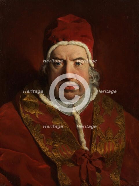 Pope Benedict XIV (Prospero Lambertini, 1675-1758), 1746. Creator: Pierre Subleyras.