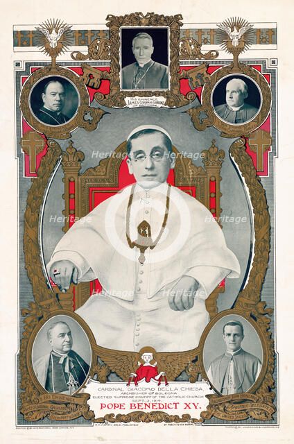 Pope Benedict XV (1854-1922), 1914. Creator: Anonymous.