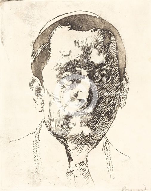 Pope Benedict XV (Benoit XV), 1917. Creator: Paul Albert Besnard.