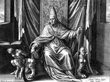 Pope Gregory I, the Great, c1540-1567. Creator: Adriaen Collaert