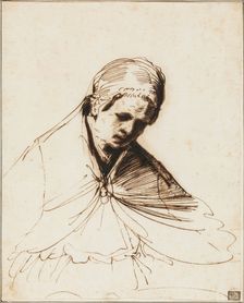 Pope Gregory the Great, between 1646 and 1647. Creator: Guercino