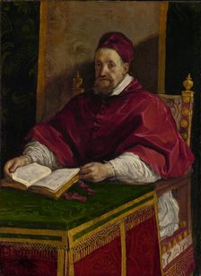 Pope Gregory XV, about 1622-1623. Creator: Guercino