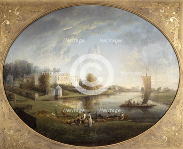 Pope House at Twickenham, 1773. Creator: Elias Martin.
