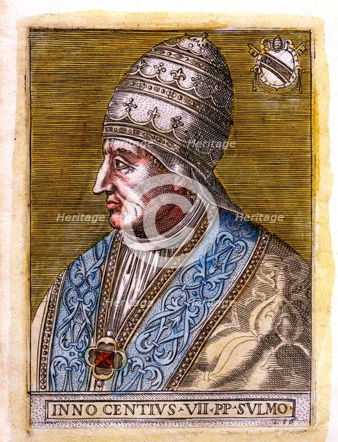Pope Innocent VII (c1336-1406), c19th century. Artist: Unknown