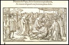 Pope Joan. From De mulieribus claris (Concerning Famous Women) by Giovanni Boccaccio, ca 1538-1539