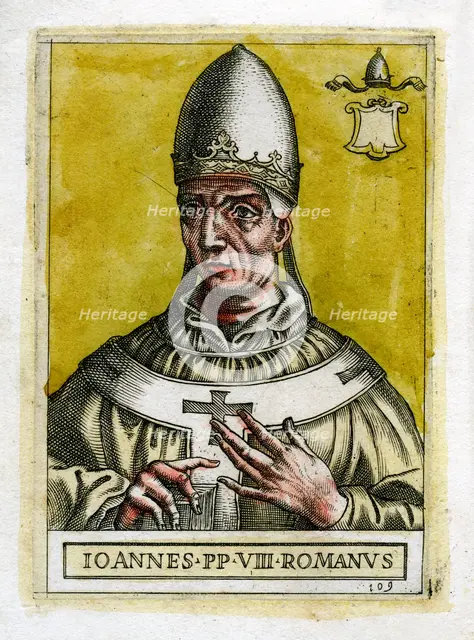 Pope John VIII. Artist: Unknown