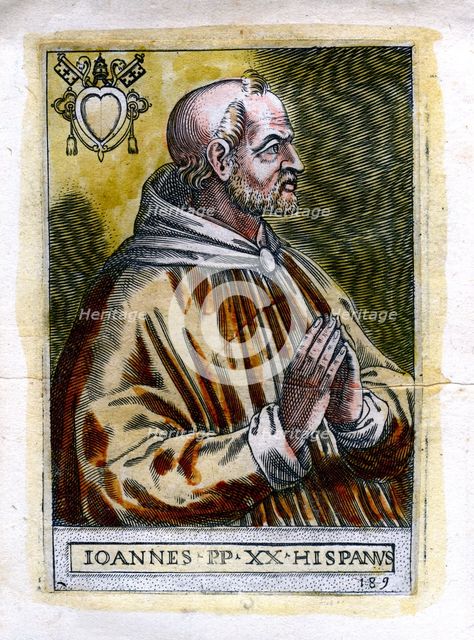 Pope John XXI (1215-1277), c19th century. Artist: Unknown