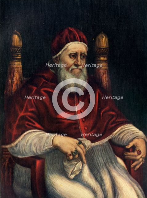 'Pope Julius II', c1512, (c1912). Artist: Raphael.