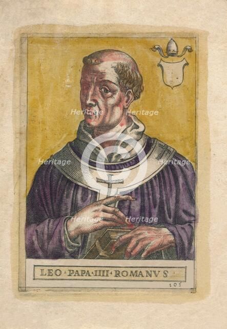 Pope Leo III.  Creator: Unknown.