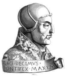 Pope Leo X (1475-1521), 16th century (1849)