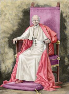 Pope Leo XIII, 1892. Creator: F Meaulle