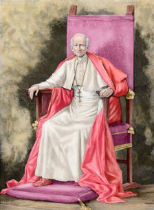 Pope Leo XIII, 1892. Creator: Fortune Meaulle
