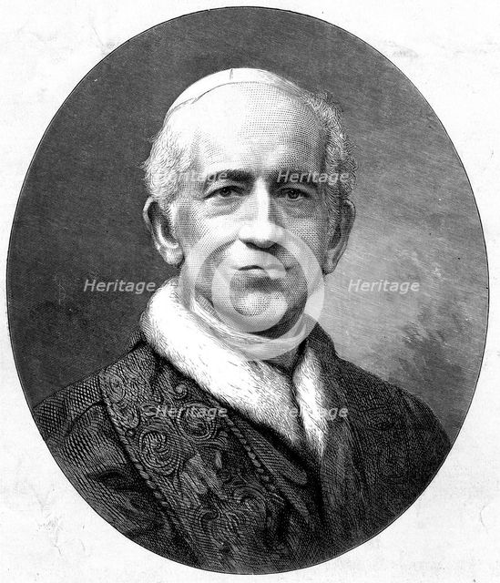 Pope Leo XIII (Vincenzo Giacchino Pecci 1810-1903) shortly after his election, 1878. Artist: Unknown