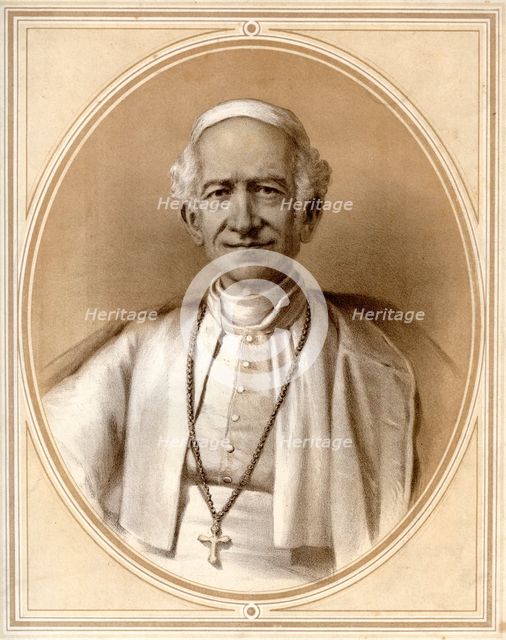 Pope Leo XIII, late 19th century. Artist: Unknown