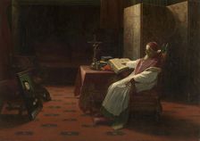 Pope Paul III in front of the Portrait of Luther, 1883. Creator: Albrecht De Vriendt