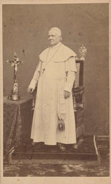 Pope Pius IX (1792-1878), c1865. Creator: Photo studio Fratelli D'Alessandri, Roma
