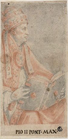 Pope Pius II, c. 1560. Creator: Federico Zuccaro