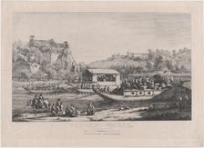 Pope Pius VII on the Saône, 1805. Creator: Jean-Jacques de Boissieu