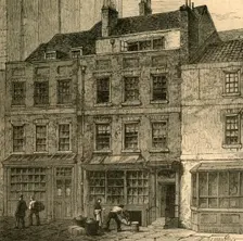 Pope's House, Plough Court, Lombard Street (1860) (1897). Creator: Unknown