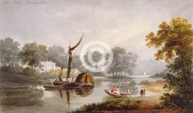 Pope's Villa, Twickenham, Middlesex, c1820. Artist: Anon