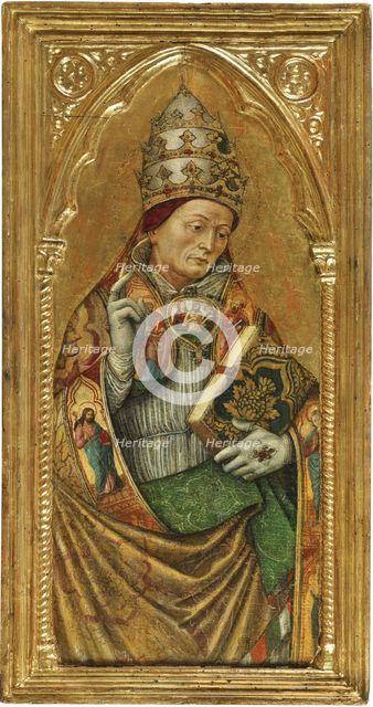 Pope Sylvester I, Second Half of the 15th cen.. Creator: Crivelli, Vittore (ca. 1440-1501/2).