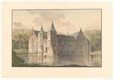 Popkensburg Castle on Walcheren, 1851. Creator: F. Bourdrez