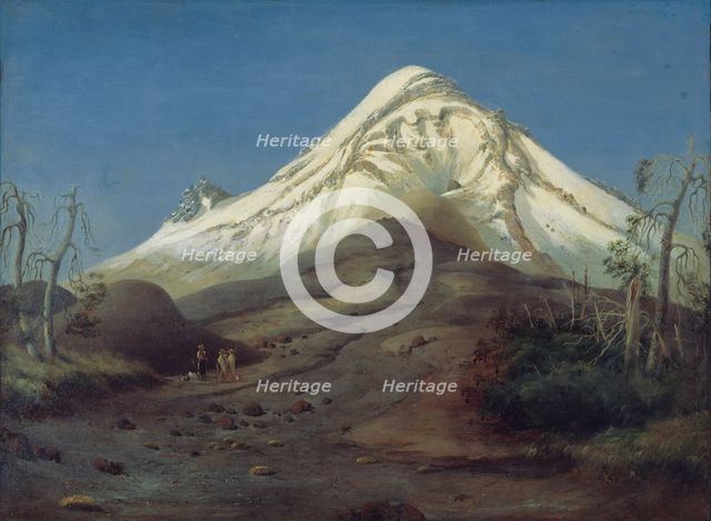 Popocatépetl, 1833. Creator: Gros, Jean-Baptiste Louis (1793-1870).