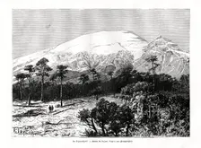 Popocatépetl, Mexico, 19th century
