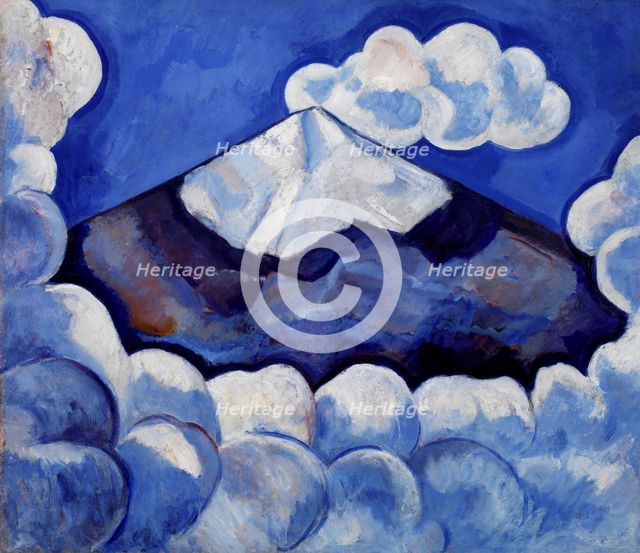 Popocatepetl, Spirited Morning-- Mexico, 1932. Creator: Marsden Hartley.