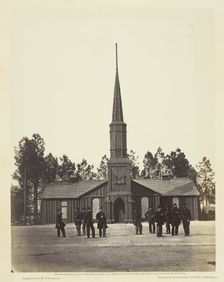 Poplar Grove Church, 1860/64. Creator: Alexander Gardner