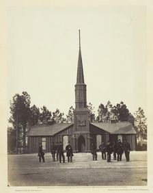 Poplar Grove Church, 1860/64. Creator: Alexander Gardner
