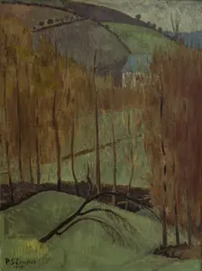Poplar Hill (La Colline aux peupliers) , 1907. Creator: Sérusier, Paul (1864-1927)