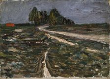 Poplars, c 1902. Creator: Kandinsky, Wassily Vasilyevich (1866-1944)