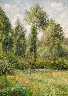 Poplars, Éragny, 1895. Creator: Camille Pissarro