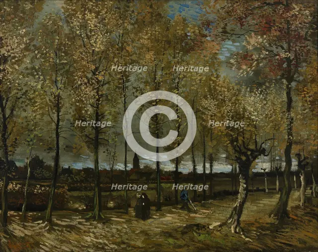 Poplars near Nuenen, 1885. Artist: Gogh, Vincent, van (1853-1890)
