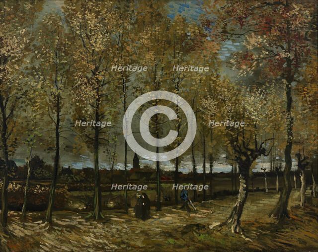 Poplars near Nuenen, 1885. Artist: Gogh, Vincent, van (1853-1890)