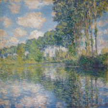 Poplars on the banks of the Epte, 1891. Creator: Monet, Claude (1840-1926)