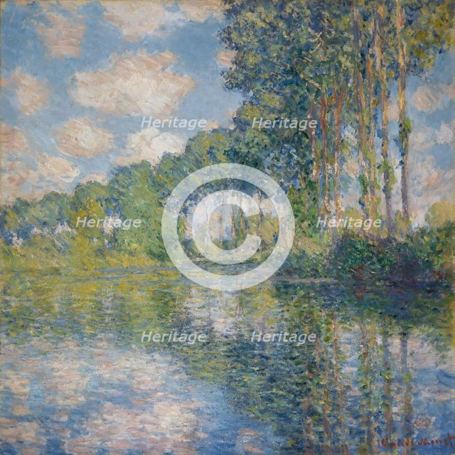 Poplars on the banks of the Epte, 1891. Creator: Monet, Claude (1840-1926).