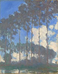Poplars on the banks of the Epte, 1891. Creator: Monet, Claude (1840-1926)
