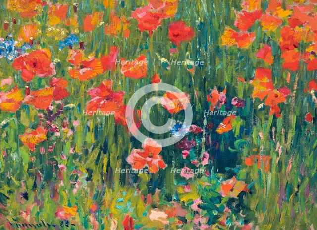 Poppies, 1888. Artist: Vonnoh, Robert William (1858-1933)