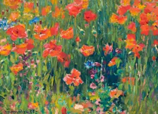 Poppies, 1888. Artist: Vonnoh, Robert William (1858-1933)