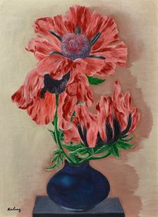 Poppies (Les pavots), 1937. Creator: Kisling, Moïse (1891-1953)
