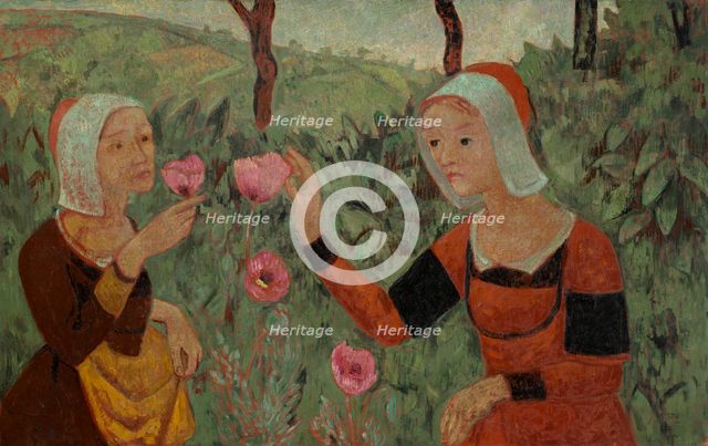 Poppies (Les pavots), c1915. Creator: Sérusier, Paul (1864-1927).