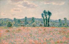 Poppy Field, 1890. Creator: Claude Monet