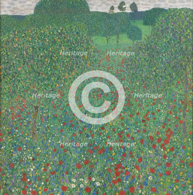 Poppy Field, 1907. Creator: Klimt, Gustav (1862-1918).