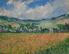 Poppy field at Giverny, 1885. Creator: Monet, Claude (1840-1926)
